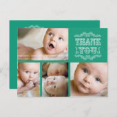 Carte postale Merci Emerald vintage (Devant / Derrière)