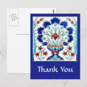 Carte postale Merci en carreaux turcs (Devant / Derrière)