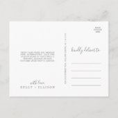 Carte postale Merci en fleurs de cerisier printemp (Dos)