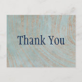 Carte Postale Merci en marbre bleu et cuivre (Devant)