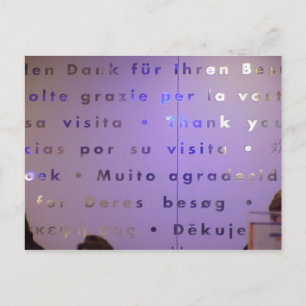 Carte Postale Merci en plusieurs langues, Lucerne