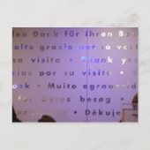 Carte Postale Merci en plusieurs langues, Lucerne (Devant)