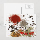 Carte postale Merci épice de vie (Devant / Derrière)