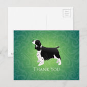 Carte Postale Merci espagnol Springer anglais (Devant / Derrière)