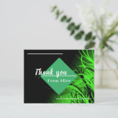 Carte postale Merci et félicitations (Debout devant)