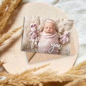 Carte Postale MERCI | faire-part de naissance de lettres de bros