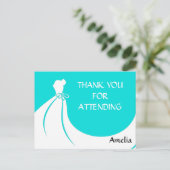 Carte postale Merci Fête des mariées (Debout devant)