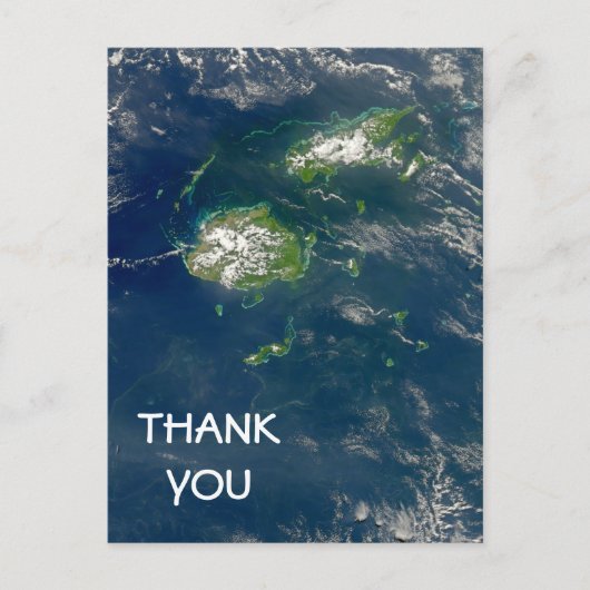 Carte postale Merci Fidji (Devant)