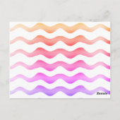 Carte postale Merci fille rose anniversaire (Dos)