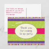 Carte postale Merci fille Sassy (Devant / Derrière)