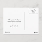 Carte postale Merci Fireworks & Hearts (Dos)