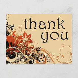 Carte Postale merci : fleur brise :
