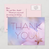 Carte Postale Merci fleur de cerisier personnalisable (Devant / Derrière)