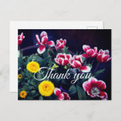 Carte postale Merci Fleurs de printemps #4 (Devant / Derrière)