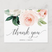 Carte postale Merci Floral (Devant)