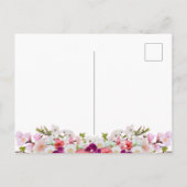 Carte postale Merci - Floral01 (Dos)