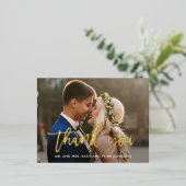 Carte postale Merci FOIL Charm Brossé (Debout devant)