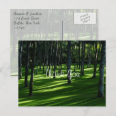 Carte Postale Merci forestier de palmiers (Devant / Derrière)