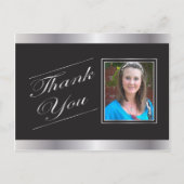 Carte postale Merci Formelle Argent (Devant)