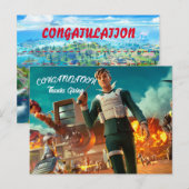 Carte Postale Merci Fornite (Devant / Derrière)