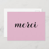 Carte Postale Merci French Merci Merci (Devant / Derrière)