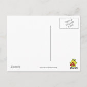 Carte postale Merci Frog Animal (Dos)