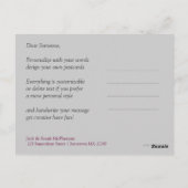 Carte postale Merci Fusion d'amour oriental modern (Dos)