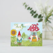 Carte postale Merci Gnome (Debout devant)