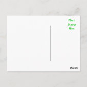 Carte postale Merci Golden Retriever (Dos)