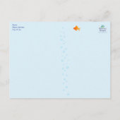 Carte postale Merci Goldfish (Dos)