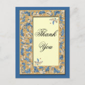 Carte postale Merci Gothique personnalisable (Devant)