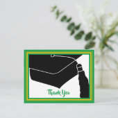 Carte Postale Merci Grad Casquette Vert et Or (Debout devant)