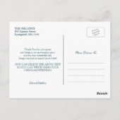 Carte Postale Merci Graduation Class of 2025 Postcard (Dos)