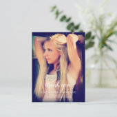 Carte Postale Merci Graduation Photo Lycée Calligraphie (Debout devant)