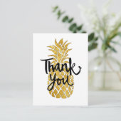 Carte Postale merci graphique ananas (Debout devant)