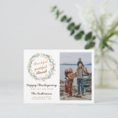 Carte Postale Merci Gratuit Béni Thanksgiving Moving (Debout devant)