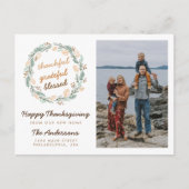 Carte Postale Merci Gratuit Béni Thanksgiving Moving (Devant)