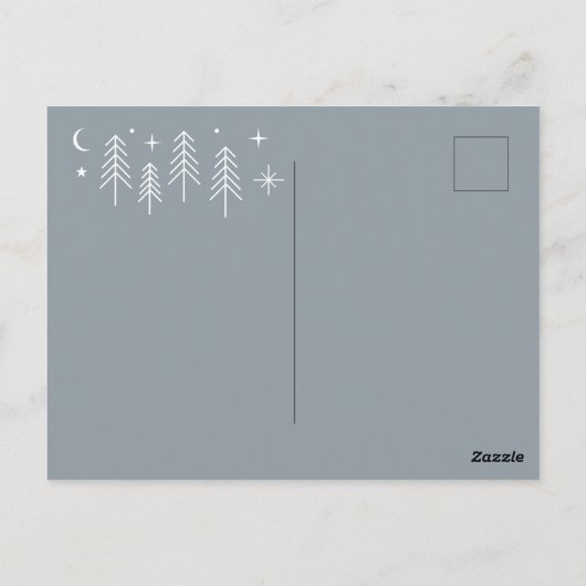 Carte Postale Merci Happy Camper (Dos)