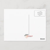 Carte postale Merci Hearts (Dos)