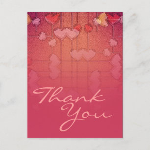 Carte postale Merci Hearts