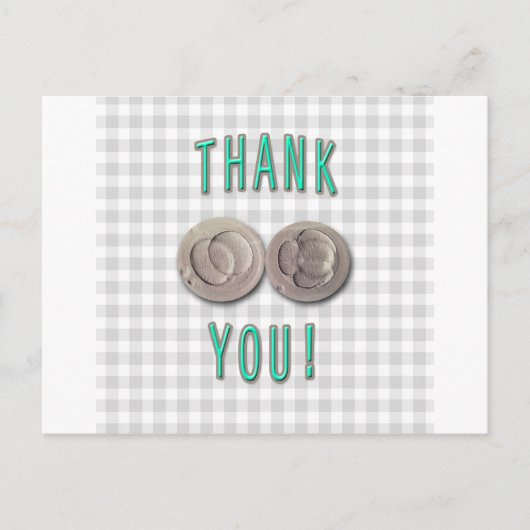 Carte Postale merci if embryon de fécondation invitro (Devant)