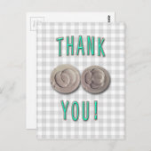 Carte Postale merci if embryon de fécondation invitro (Devant / Derrière)