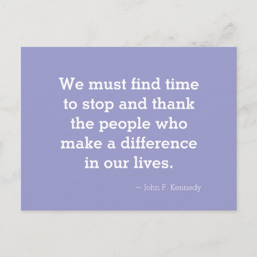 Carte postale Merci Inspiration (Devant)