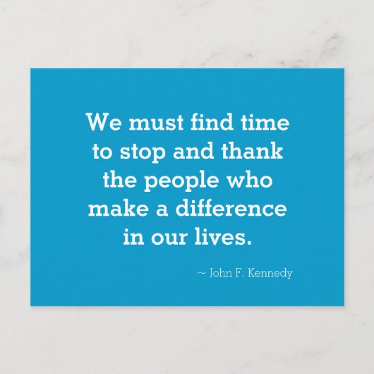 Carte postale Merci Inspiration (Devant)