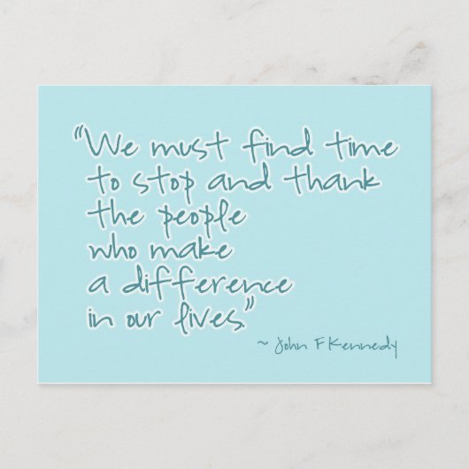 Carte postale Merci Inspiration (Devant)