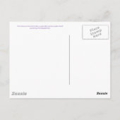 Carte postale Merci Iris (Dos)