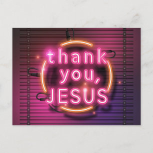 Carte Postale Merci Jésus !