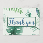 Carte postale Merci Jungle Safari (Devant)