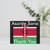 Carte postale Merci Kenya (Debout devant)