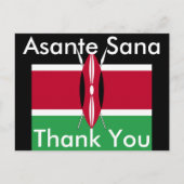 Carte postale Merci Kenya (Devant)